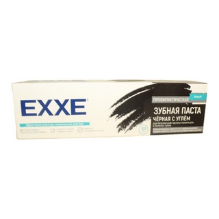 EXXE Зубная паста Черная с углем 100мл
